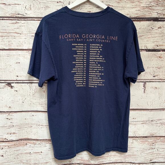 FLORIDA GEORGIA LINE Concert Tour Shirt Sz L - Picture 4 of 5
